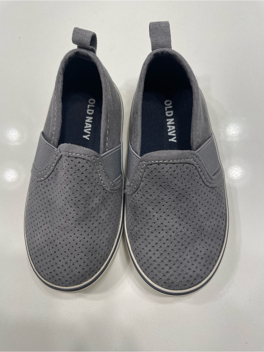 Old Navy Baby Gray Slip-On Sneakers